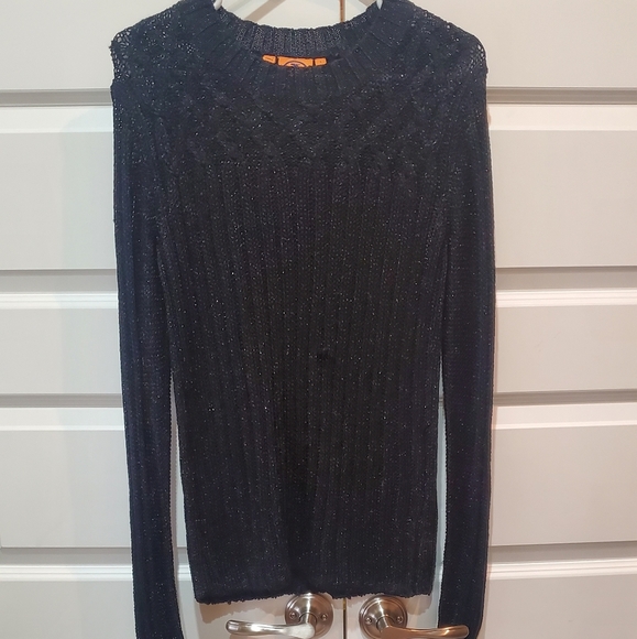 Tory Burch black knit size small womens sweater - Picture 4 of 8